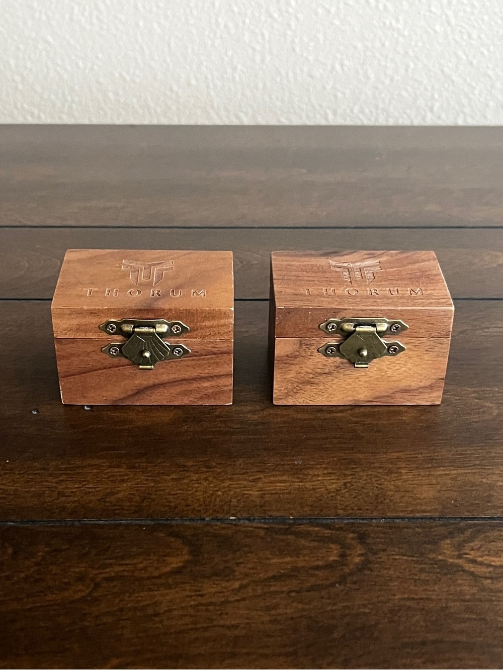 Thorum Wooden Boxes (Lot of 2)
